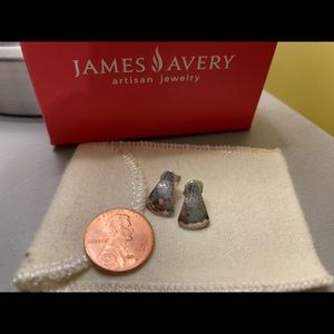 James avery hammered earrings